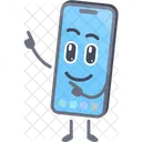 Cute Iphone Cartoon Character Icon