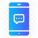 Smartphone chat  Icon