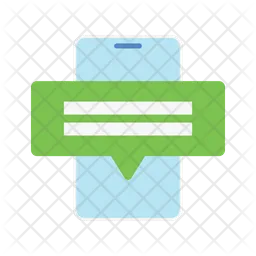 Smartphone Chat  Icon