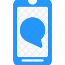 Smartphone chat  Icon