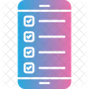 Smartphone checklist  Icon