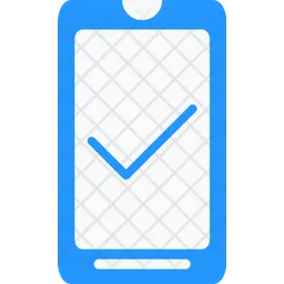 Smartphone checkmark  Icon