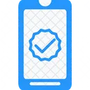 Smartphone checkmark  Icon