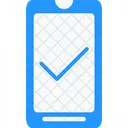Smartphone checkmark  Icon