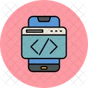 Smartphone-Codierung  Icon