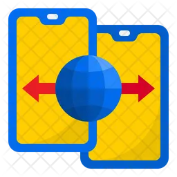 Smartphone Connection  Icon