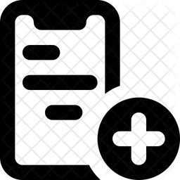 Smartphone Content Add  Icon
