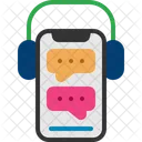 Smartphone conversation  Icon