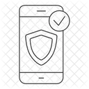 Smartphone data secure  Icon