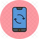 Smartphone data sync  Icon