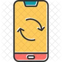 Smartphone data sync  Icon