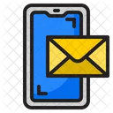 E-Mail auf dem Smartphone  Icon