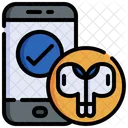 Smartphone Earbuds  Icon