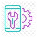 Smartphone Einstellungen Setup Symbol