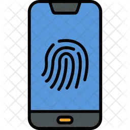 Smartphone fingerprint  Icon