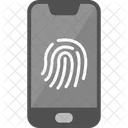 Smartphone fingerprint  Icon