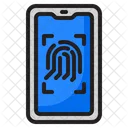 Smartphone Fingerprint Lock  Icon