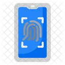 Smartphone Fingerprint Lock Fingerprint Lock Scan Icon