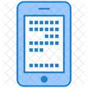Smartphone Gerat Mobilgerat Codierung Icon