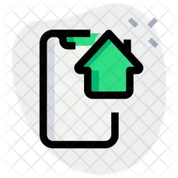 Smartphone-Haus  Symbol