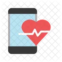 Smartphone Function Healthy Mobile Gadget Icon
