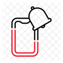 Smartphone Bell Push Notification Icon