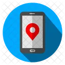 Smartphone And Location Pin Icon