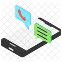 Isometric Mobile Touchscreen Icon