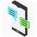 Isometric Mobile Touchscreen Icon