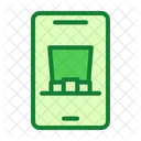 Smartphone Hat St Patrick Icon
