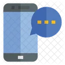 Smartphone Chat Message Icon