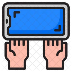 Smartphone In Hands  Icon
