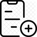 Smartphone Inhalt Hinzufugen Mobiler Inhalt Hinzufugen Inhalt Hinzufugen Icon