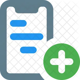 Smartphone-Inhalte hinzufügen  Symbol