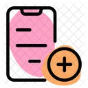 Smartphone-Inhalte hinzufügen  Icon