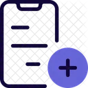 Smartphone-Inhalte hinzufügen  Icon