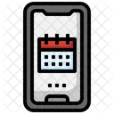 Smartphone-Kalender  Symbol