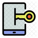 Smartphone Key  Icon