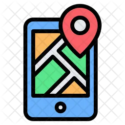 Smartphone Location  Icon