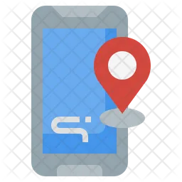 Smartphone Location  Icon