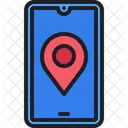 Smartphone Location  Icon