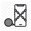 Mobile Phone Chain Icon