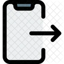 Smartphone Log Out  Icon