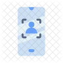 Smartphone Scan Face Icon