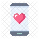 Smartphone Love  Icon