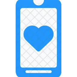 Smartphone love  Icon