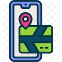 Smartphone Map  Icon