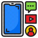 Smartphone Media  Icon