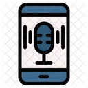 Smartphone Mic  Icon