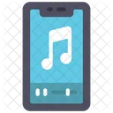 Smartphone-Musikplayer  Symbol